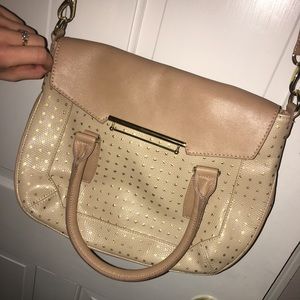 Blush and Gold satchel/hand bag